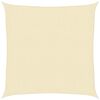 vidaXL Voile d'ombrage 160 g/m&sup2; Cr&egrave;me 2,5x2,5 m PEHD