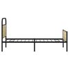 vidaXL Cadre de lit sans matelas 100x190 cm ch&ecirc;ne sonoma