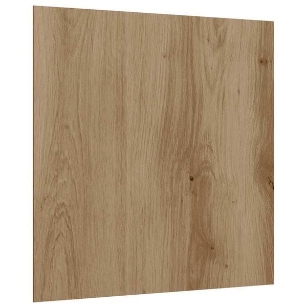 vidaXL Panneaux d&eacute;coratifs 50 pcs Ch&ecirc;ne artisanal 30 x 30 x 0,27 cm