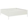 vidaXL Lit sur&eacute;lev&eacute; de jardin blanc 100x100x33,5 cm acier