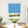 vidaXL Store pliss&eacute; bleu 70x100 cm largeur du tissu 69,4 cm polyester