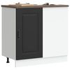 vidaXL Meuble bas de cuisine &laquo; Kalmar &raquo; Bois d'ing&eacute;nierie noir