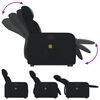 vidaXL Fauteuil inclinable de massage Noir Similicuir