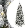 vidaXL Sapin de No&euml;l artificiel Blanc 180 cm