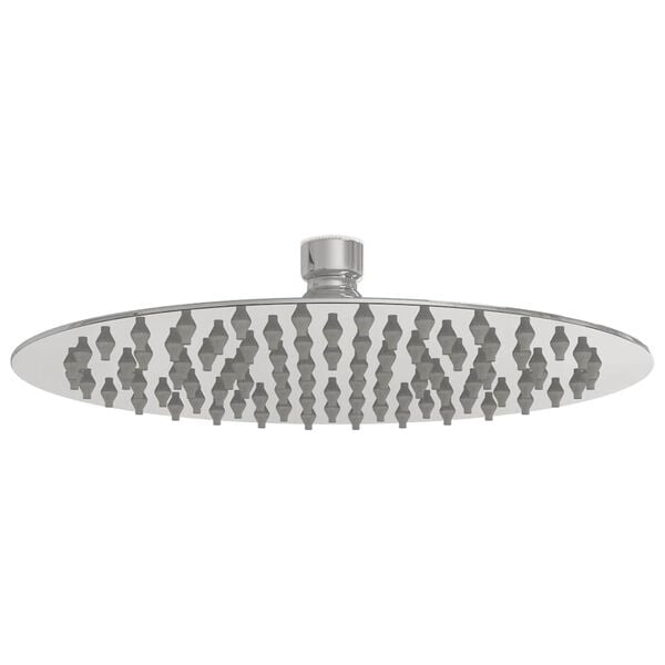 vidaXL Pomme de douche pluie acier inoxydable 304 20 cm ronde