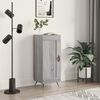 vidaXL Buffet Sonoma gris 34,5x34x90 cm Bois d'ing&eacute;nierie