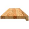 vidaXL Marches d'escalier 8 pcs marron clair 100x30x2 cm ch&ecirc;ne massif