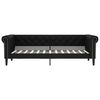 vidaXL Lit de jour sans matelas noir 80x200 cm similicuir
