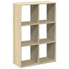 vidaXL &Eacute;tag&egrave;re s&eacute;paratrice de pi&egrave;ce ch&ecirc;ne sonoma 69,5x29x103,5 cm