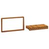 vidaXL &Eacute;tag&egrave;re pliable &agrave; 3 niveaux Marron 70x31x63 cm Bois d'acacia