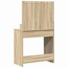 vidaXL Table de Toilette avec &eacute;tag&egrave;re Ch&ecirc;ne Sonoma 75,5 x 41 x 135 cm