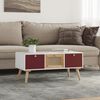 vidaXL Table basse avec tiroirs 80x40x35,5 cm bois d'ing&eacute;nierie