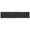 vidaXL Dessus de table bois massif trait&eacute; bordure assortie