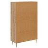 vidaXL Haut Armoire avec tiroir Ch&ecirc;ne artisanal 69,5 x 31 x 115 cm