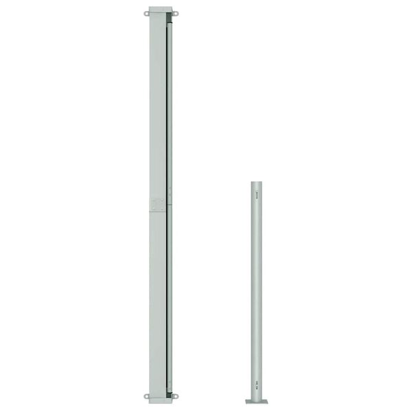 vidaXL Auvent lat&eacute;ral r&eacute;tractable de patio 200x500 cm Cr&egrave;me