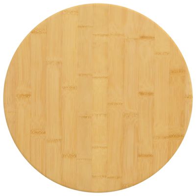 vidaXL Dessus de table Ø30x4 cm bambou