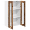 vidaXL Armoire suspendue avec stockage Bois ancien 60 x 31 x 100 cm