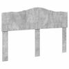 vidaXL Cadre de lit Gris B&eacute;ton 150 x 200 cm Bois de pin massif