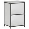 vidaXL Rangement de cuisine avec &eacute;tag&egrave;re Argent 60 x 50 x 92 cm Acier
