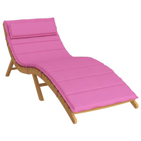 vidaXL Coussin de transat ensoleill&eacute; Rose 178 x 60 x 4 cm Tissu Oxford