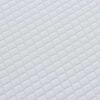 vidaXL Matelas Blanc et Gris 140 x 200 cm Tissu jacquard