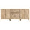 vidaXL Armoires lat&eacute;rales 3 pcs 60x33x75 cm bois massif de manguier