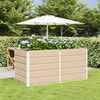vidaXL Jardini&egrave;re Ivoire 160 x 80 x 75 cm Acier