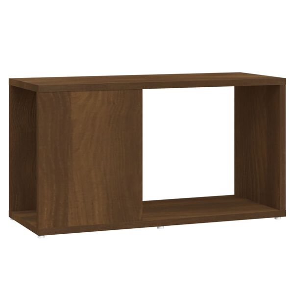 vidaXL Meuble TV Ch&ecirc;ne marron 60x24x32 cm Bois d'ing&eacute;nierie