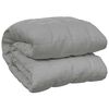 vidaXL Couverture lest&eacute;e Gris 150x200 cm 7 kg Tissu