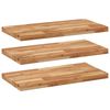 vidaXL &Eacute;tag&egrave;res flottantes 3 pcs 100x40x4 cm acacia massif &agrave; l'huile