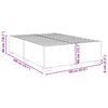 vidaXL Cadre de lit sans matelas gris 160x200 cm similicuir