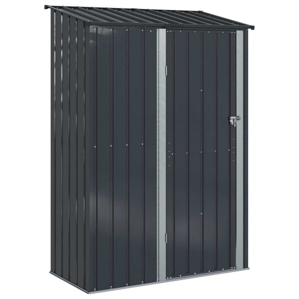 vidaXL Cabanons de jardin Anthracite 140,5 x 74 x 200 cm M&eacute;tал