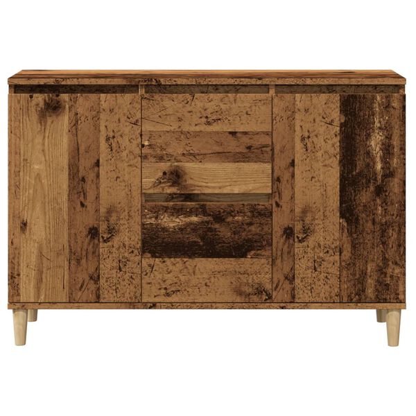 vidaXL Buffet vieux bois 102x35x70 cm bois d'ingénierie
