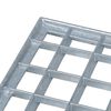 vidaXL Grille Argent 60 x 40 x 2 cm Acier galvanis&eacute; &agrave; chaud