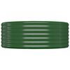 vidaXL Lit surélevé de jardin Acier galvanisé 175x100x36cm Vert