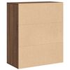 vidaXL Biblioth&egrave;que ch&ecirc;ne marron 60x30x71,5 cm bois d'ing&eacute;nierie