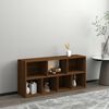 vidaXL Armoire &agrave; livres Ch&ecirc;ne marron 50x25x106 cm