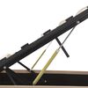 vidaXL Cadre de lit &agrave; rangement hydraulique sans matelas 140x200 cm