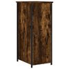 vidaXL Table de chevet ch&ecirc;ne fum&eacute; 32x42x80 cm bois d'ing&eacute;nierie