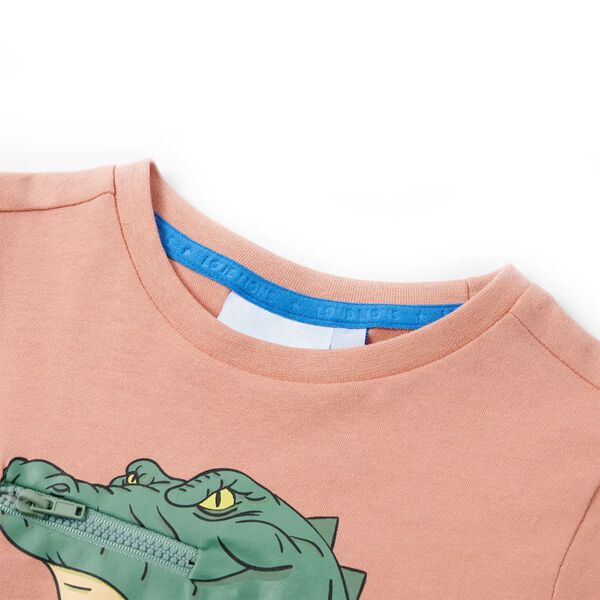 T-shirt pour enfants orange clair 116