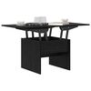 vidaXL Table basse Ch&ecirc;ne noir 55 x 54,5 x 45 cm Bois d'ing&eacute;nierie