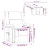 vidaXL Fauteuil de massage Rouge Similicuir