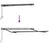 vidaXL Auvent R&eacute;tractable Cr&egrave;me 300 x 200 cm Polyester et Aluminium
