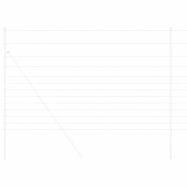 vidaXL Clôture de prairie Argenté 50 x 1,5 m Acier galvanisé