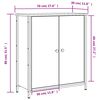 vidaXL Buffet sonoma gris 70x30x80 cm bois d'ing&eacute;nierie