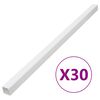 vidaXL Goulotte de c&acirc;ble 100x60 mm 30 m PVC