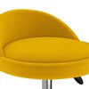vidaXL Chaises pivotantes &agrave; manger lot de 2 Jaune Velours
