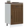 vidaXL Armoire de cuisine Lucca ch&ecirc;ne marron bois ing&eacute;nierie