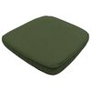 Madison Coussin de si&egrave;ge pour chaise de jardin en osier Panama vert