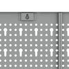 vidaXL Placard de travail 3 pcs Rouge et Gris 75 x 45 x 85 cm